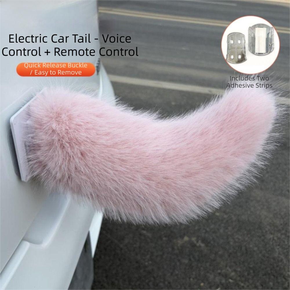 Telecomando Adesivo Coda Che Scodinzola Peluche Soffice Peluche Coda Che Scodinzola Decorazione Esterna Auto