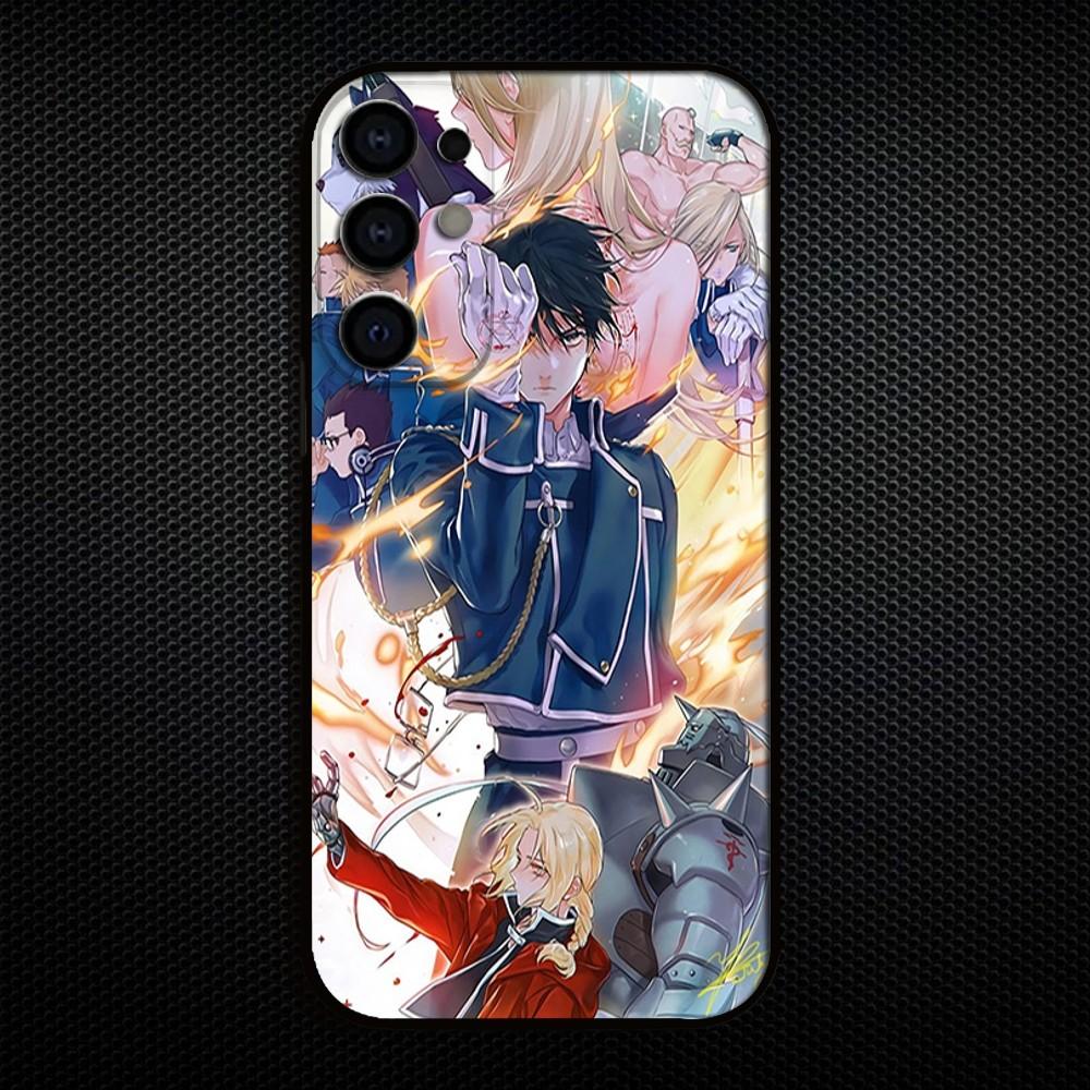 

Чехол для телефона с аниме F-Fullmetal A-Alchemist_ Brotherhood для Samsung S25/S24/S23/S22/S21/S20/Plus,Fe,Lite/Другие Черный Чехол Samsung S30plus5G