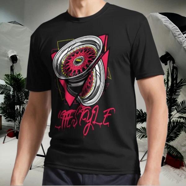 New Shirt BBS Wheel Active T-Shirt Funny Short Sleeve Unisex T-Shirt L