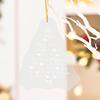 Winter Acrylic Ornaments Merry Christmas Hanging Ornament for Christmas Tree Frosted