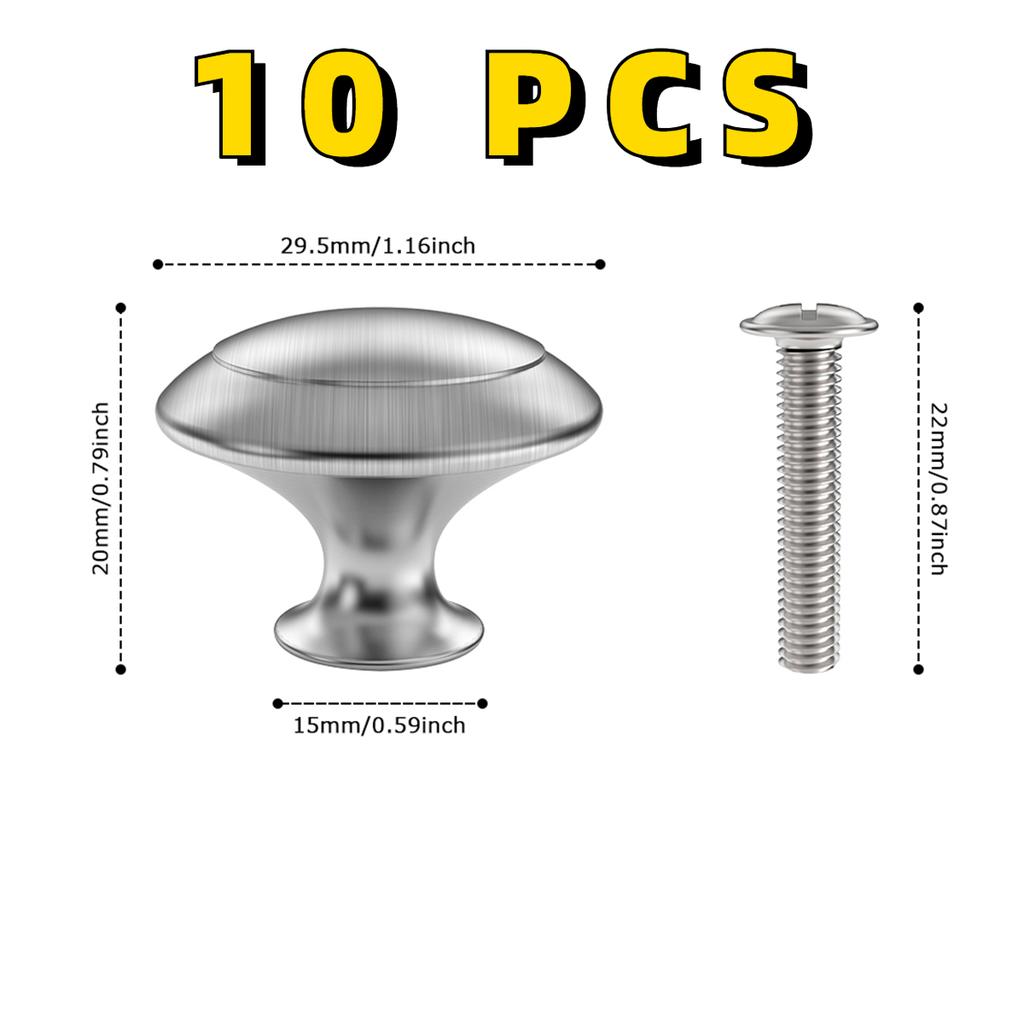 4-25Pc Stainless Steel Cabinet Handles American Style Kitchen Cupboard Door Pulls Drawer Knobs Fashion Furniture Handle Hardware