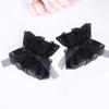 Lace Trim Manicure Sleeve Nails Art Decoration Meshes Cuffs Romantics Arm Cuffs for Special Occasion and Fancy Dress