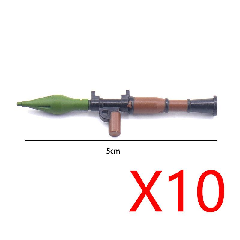 Military Building Blocks Solider Figures Weapons RPG Equipment Vest Equipment Accessories Bomb Disposal Suit Samurai Sword MOC