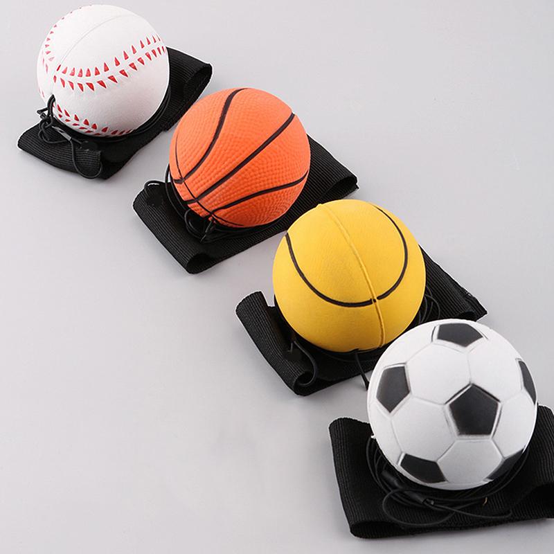 Return Sponge Rubber Hand Ball Game Exercises Bouncing Elastic Sport Strength Training Children Kids Outdoor Toy Ball