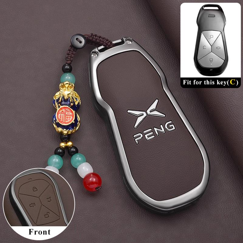 Autoschlüsselhülle für Xpeng Xiaopeng G6 2025 2026 Auto-Styling Schlüsselanhänger Fernbedienung Dekoration Abdeckung Schale Ringhalter Fob Zubehör