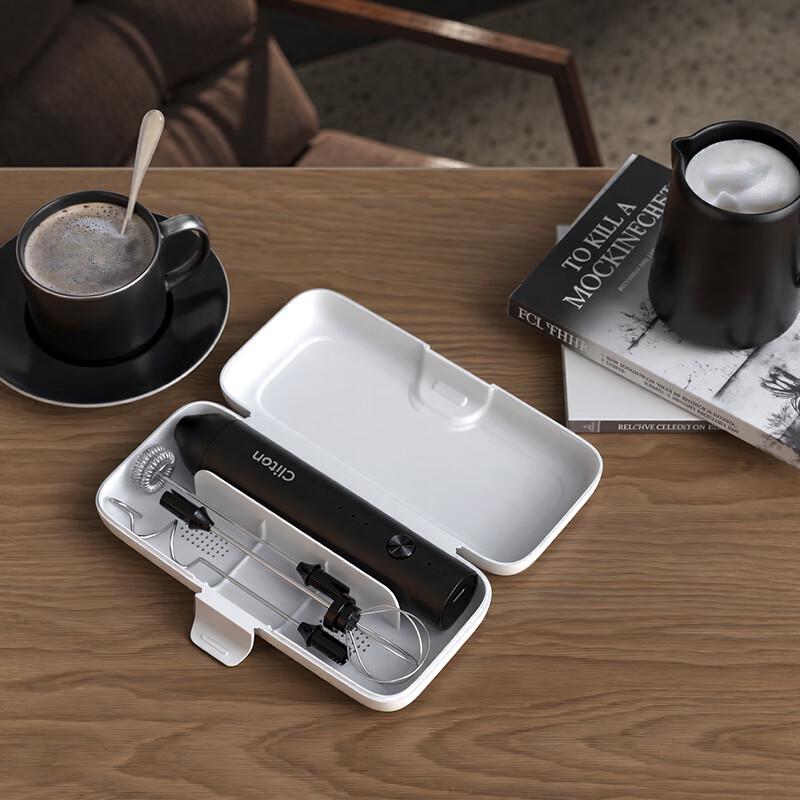 CLITON Rechargeable Handheld Milk Frother & Mixer