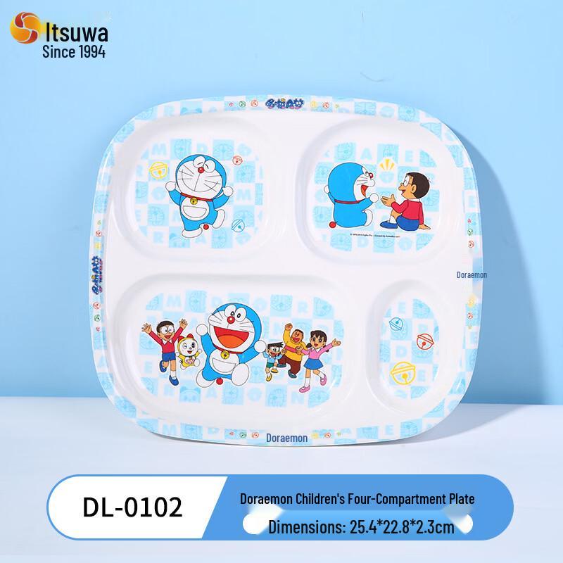 Doraemon Kids  Melamine Divided Plate