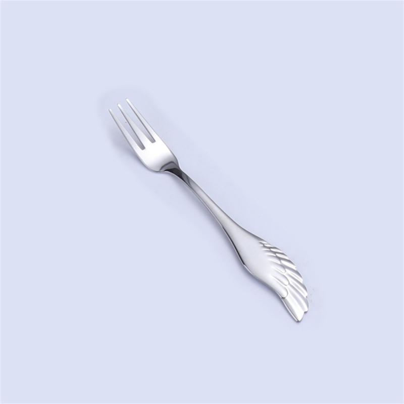 

Вилка для фруктов, отель, ресторан, детская, детская, западная, столовая посуда, ложка для взрослых, детская, чистая, красная, нержавеющая сталь 304, удобная