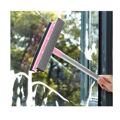 Verstellbarer Griff, rutschfest, abnehmbarer Glasschwamm, Fensterputzbürste, Badezimmerwischer