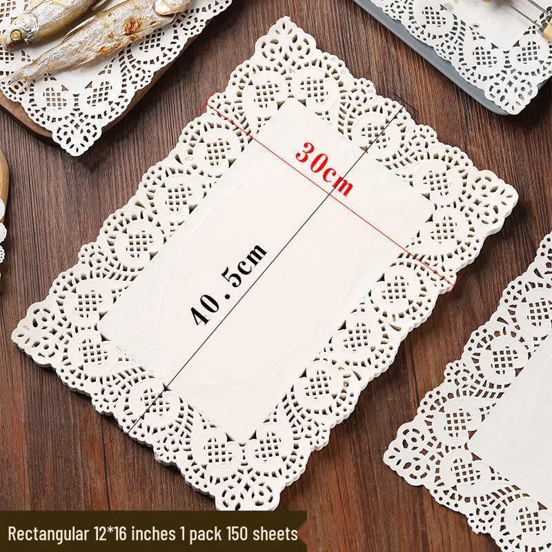 Food-Grade Oil Absorbing Lace Paper Mats