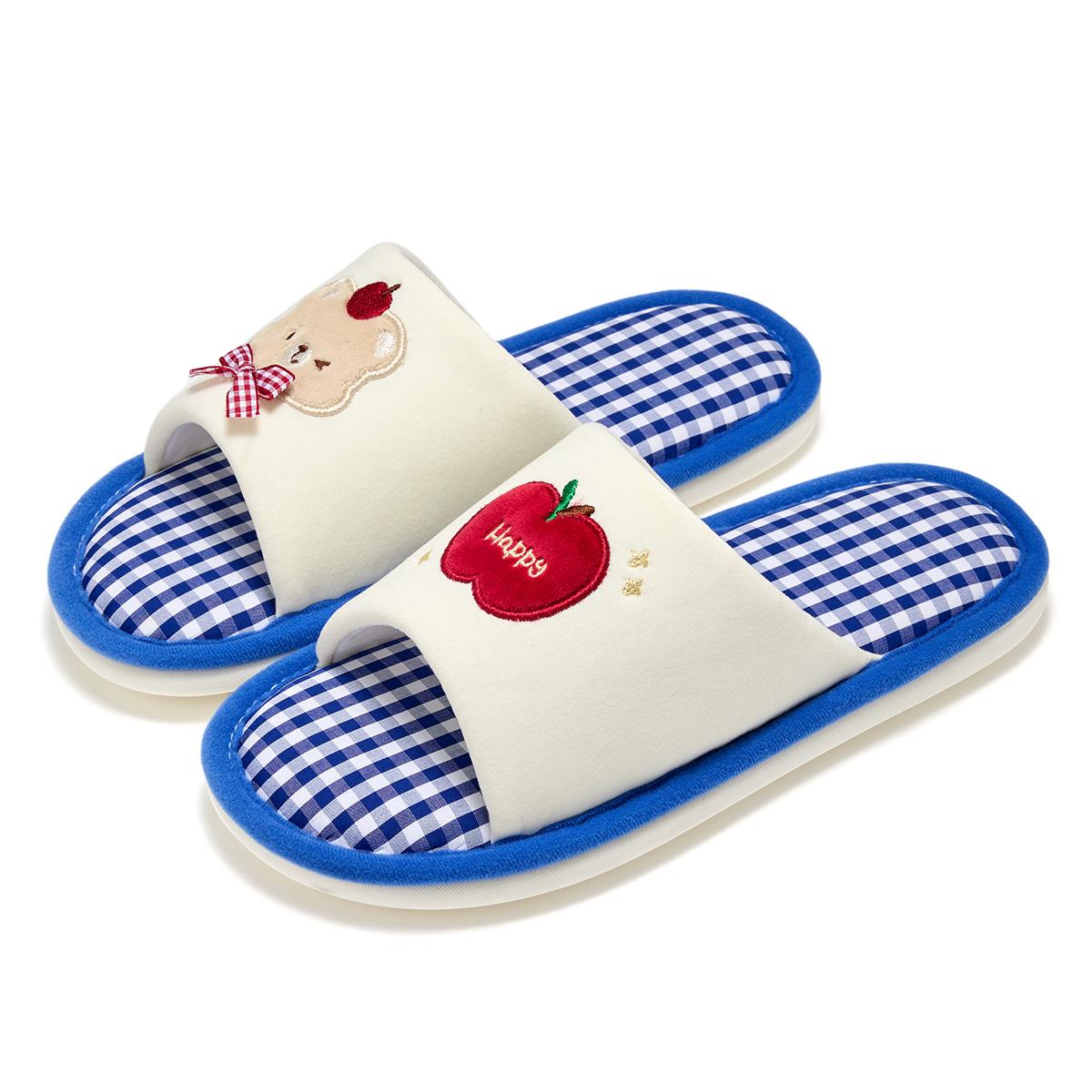 

Cute Women Home Slippers Comfortable Fashion Non-slip Slippers Casual Breathable Men Slippers 44-45 синій