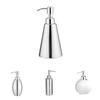 Stainless Steel Soap Dispenser Pump With Hand Press For Bathroom Storage