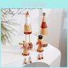 Santa Claus Reindeer Snowman Wooden Tabletop Ornament For Holiday Scene Setting