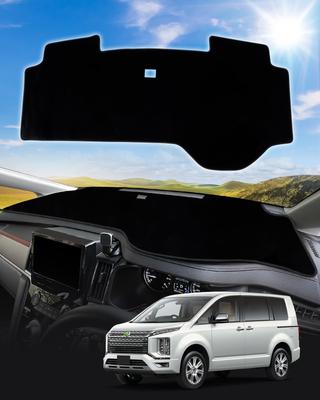Cartist Dashboard Mat for Mitsubishi New Delica D5 Dashboard Cover for DELICA 2019 Reduces Reflection On the Prevents Sun Dedicated Accessory for