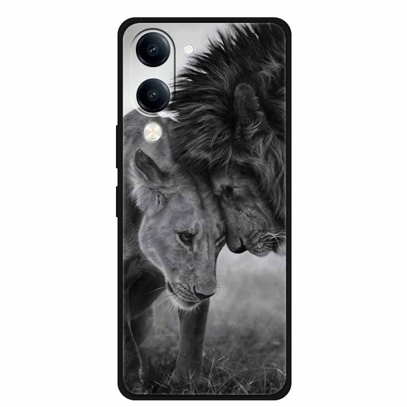 Case For Vivo Y04 Y04S Y37C 4G Soft Silicone TPU Protector Shell Cartoon Lovely Gift Anime Phone Cover Capa Y 04 04S 37C Bumper