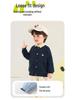 Kaka Panda Kids' Knitted Cardigan - Spring Outfit for Boys & Girls, Baby's Spring & Autumn Casual Top