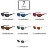  New Fashion Cat Eye Women Sunglasses Shades UV400 Retro Small Oval Black Men Outdoor Sun Glasses