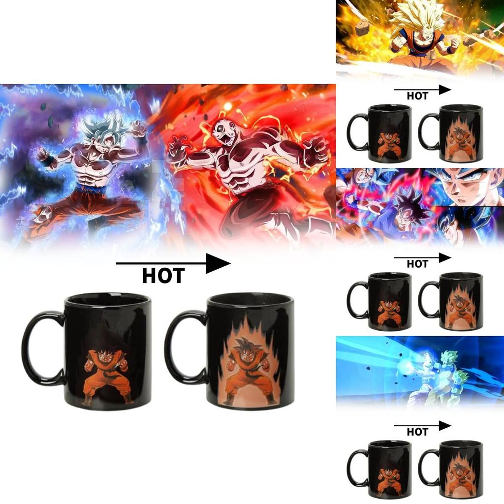 Ceramiczny kubek zmieniający kolor Dragon Ball Goku na prezent i do użytku domowego