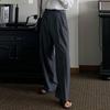 MYQ Men's Spring/Summer Loose Wide-Leg Draping Trousers - Korean Trend, Floor-Length Casual Pants