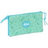 Trousse Triple Enfant - SAFTA - Stitch Aloha - Confortable - Polyvalente - Résistante