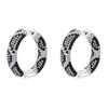 ZHUKOU 4 styles of earrings/studs with zirconia and snake motifs Atmospheric and glamorous earrings for women: VE1321-VE1324