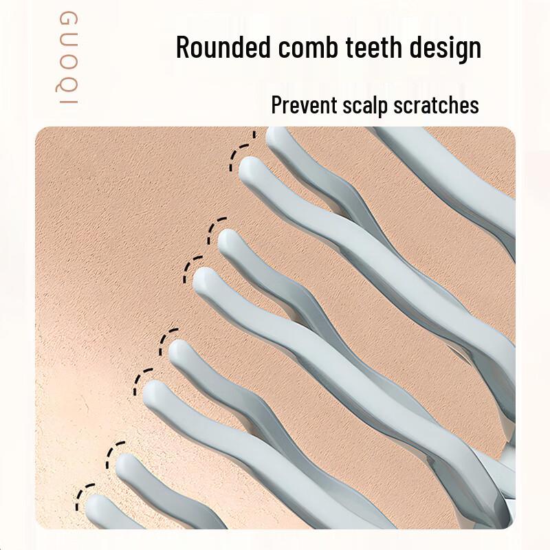 Anti-static Wavy Wide Tooth Detangling Comb
