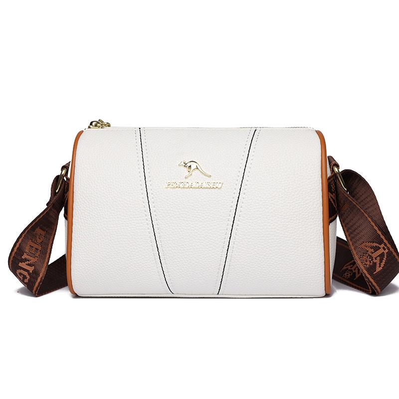 

Модный выбор! Вышивка стежка мягкая кожаная подушка сумка, элегантность матери вторая половинка белый