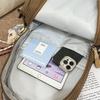 Vintage Plaid Backpack Large Capacity Lightweight School Bag for Junior High School Students