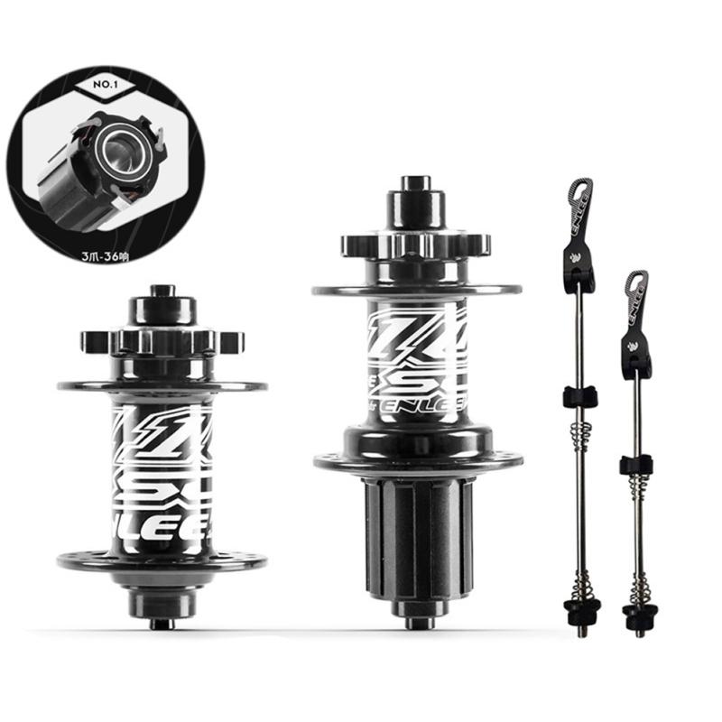 Butuc pentru biciclete de munte din aliaj de aluminiu 6 cuie 5 rulment 32 de găuri 8-11 viteze Butuc de frână cu disc cu eliberare rapidă