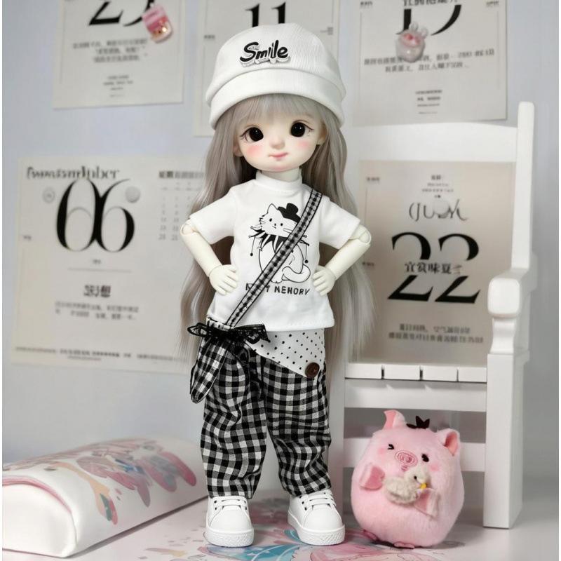 Autumn Winter 1/6 BJD Doll Clothes Only Clothing Cute 30CM Doll Outfit Set for Potato Dolls