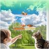 Window Bird Feeder Clear View with 4 Suction Cups Drain Hole for Wild Birds Cardinals