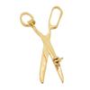 Lovely Handmade Rhinestone Scissor Gold-Plated Brooch Pin Jewelry Best Xmas Gift