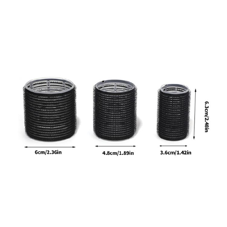 6 Stück Haarroller-Sets Lockenwickler-Set mit großem Haarclip Haarstyling-Zubehör für mühelos hitzelose Lockenfrisur