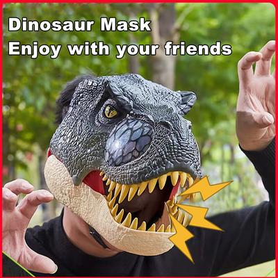 Simulation Dinosaur Electric Mask Jurassic World Εμπνευσμένη από την ταινία Dinosaur Mask With Lights Screams