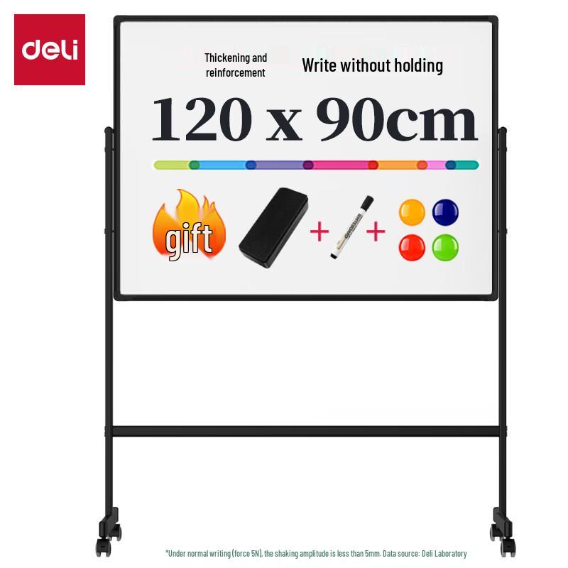 Deli Mobile Magnetic Whiteboard with Stand