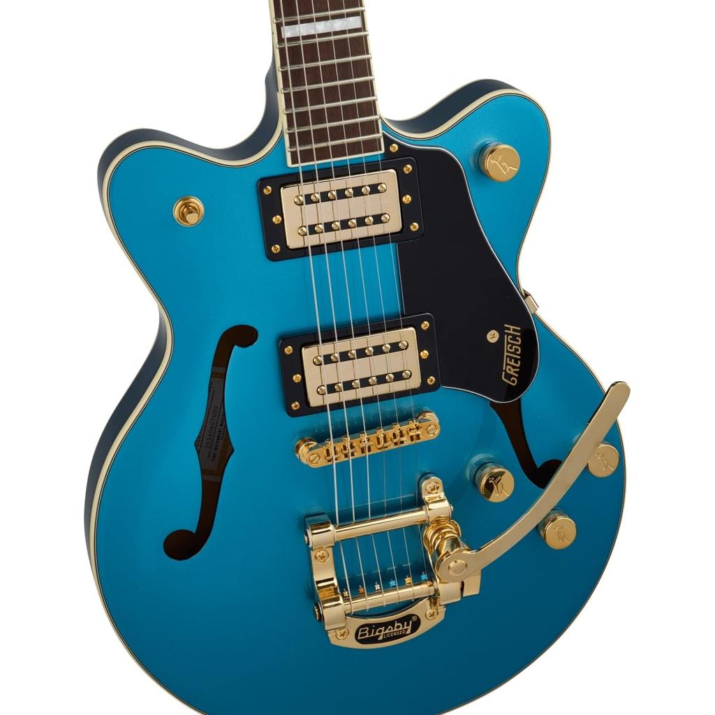 G2655TG Streamliner Center Block with Bigsby Laurel Fingerboard Riviera Blue Gretsch Gretsch/Limited Jr. Double-Cut