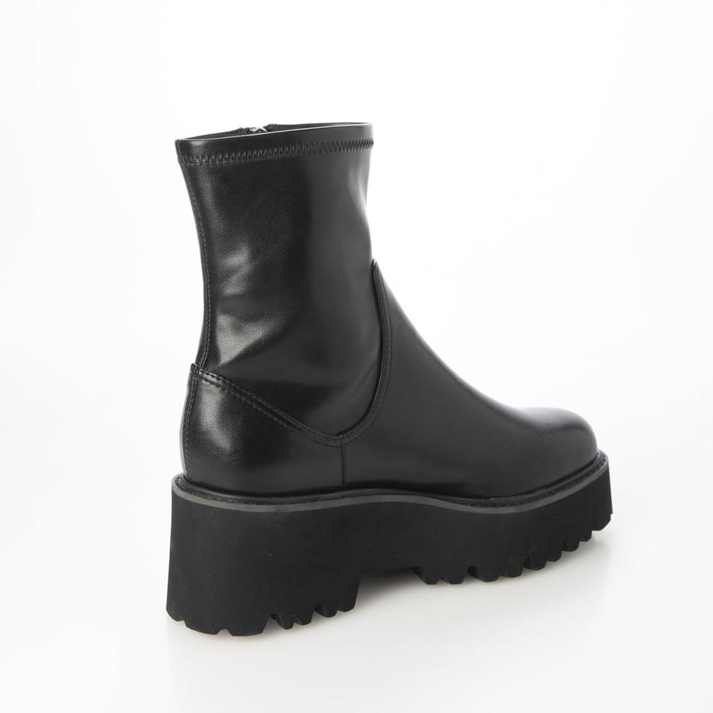 Evol Mode Stiefel, Dicksohlige Stretch-Stiefel mit Seitenreißverschluss