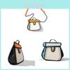 Cartoon Anime Canvas Bag With Contrast Color Design For Daily Casual Use