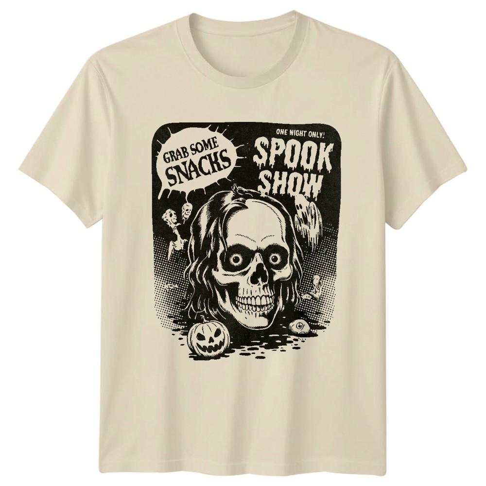 Grab Some Snacks Spook Show Spooky Horror Halloween Unisexs TShirt Unisexs Tee