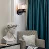 Modern Square And Circular Crystal Wall Lamps For Living Room And Bedroom Decor