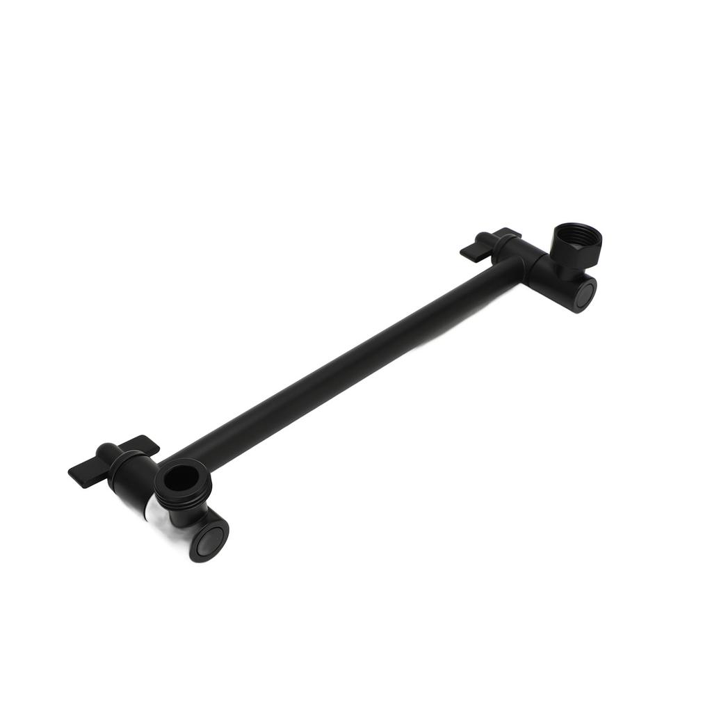 Prodlužovací rameno sprchové hlavice pro dešťovou ruční sprchovou hlavici, prodlužovač sprchového ramene, výškově a úhlově nastavitelný