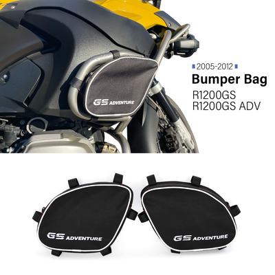 1 paire de sacs de barre de sécurité pour BMW R1200GS R 1200 GS Adventure 2005 – 2012 2011, accessoires de moto, cadre de pare-chocs étanche