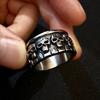 Retro Skulls Stainless Steel Ring for Men Punk Gothic Hiphop Rock Edgy Jewelry Biker Accessories Bold Statement Gift for Him