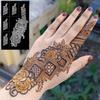 Set de Șabloane pentru Tatuaje cu Henna IVANA, Autocolante Mehendi pentru Mâini, Antebraț, Aerograf, Autocolant Tatuaj, 9 Foaie Autocolante Temporare Indiene pentru Femei și