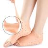 1 Pair Heel Protector Cover Plantar Fasciitis Blister Cracked Heels Spurs Pain Relief Non-slip Breathable Men Women Heel Guard Sleeve