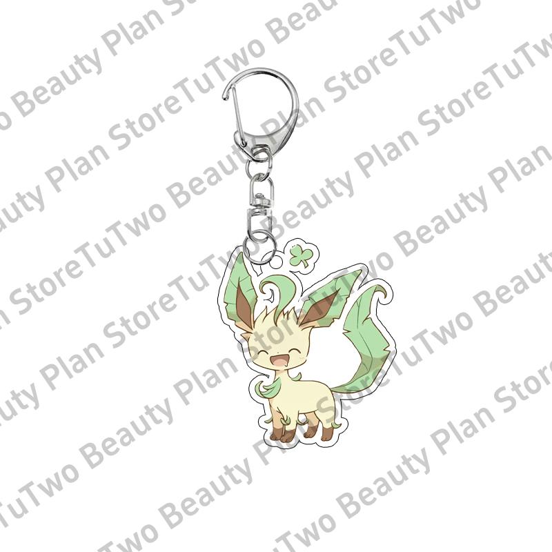 

Kawaii Cartoon Anime Pocket Monster Acrylic Keychain Decor Flareon Glaceon Umbreon Eevee Peripheral Bag Charm Pendant Gifts Toy about 5cm