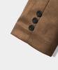 Dimitri Black Faux Suede Blazer Jacket_Mocha