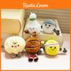 Balls Plush Pendant Badminton Keychain Room Decor Bag Decoration Gift Birthday