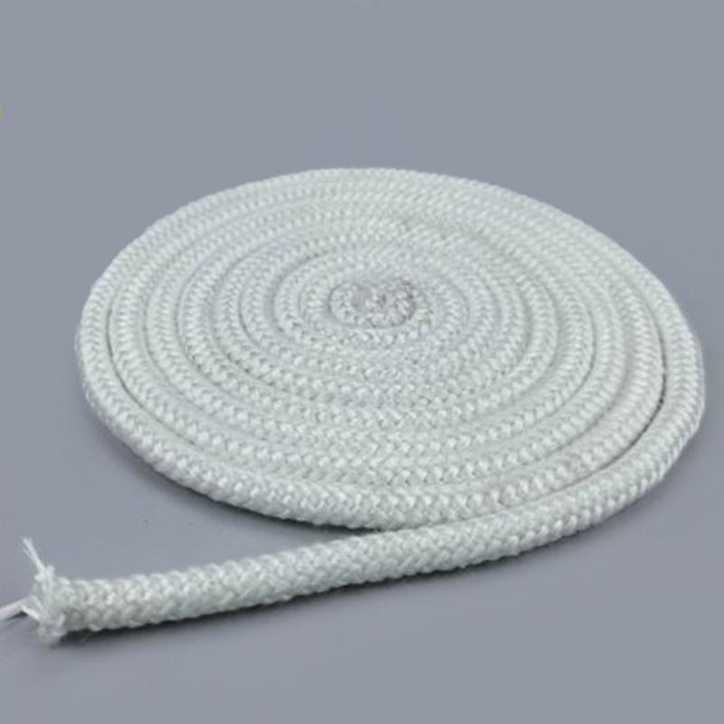 6/8/10/12Mm* 2M Stove Fireplace Cord Fire Sealing Rope Fire Resistance Stove Gasket Fiberglasshigh Temperature Sealing Rope