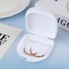 1 Paar Dentalzubehör Orthodontische Ligatur-Gummis Mit Box Bunte Zahnspangen-Dekoration Zahnmedizin Falsche Brackets Temporär